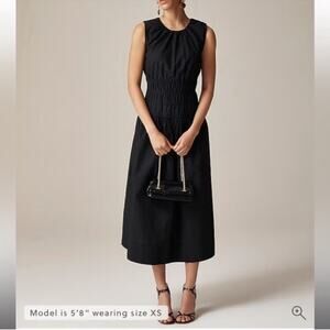 J.Crew Petite Hyacinth dress in cotton poplin